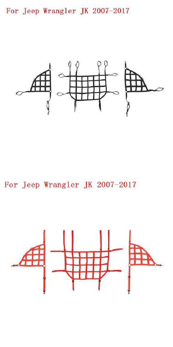 適用: ジープ/JEEP ラングラー JK JL 2007-2020〜 トランク ルーフ ラゲッジ キャリア カーゴ バスケット トレイル ネット ラングラー ブ