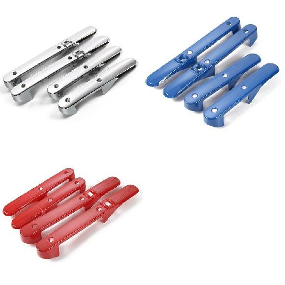 インテリア スタイリング ドア ハンドル ドア 装飾 ステッカー キット アクセサリー 適用: ジープ/JEEP ラングラー JK 2007 2008 2009 2010 クローム 4ドア B〜レッド 4ドア B AL-RR-2941 ALの通販は