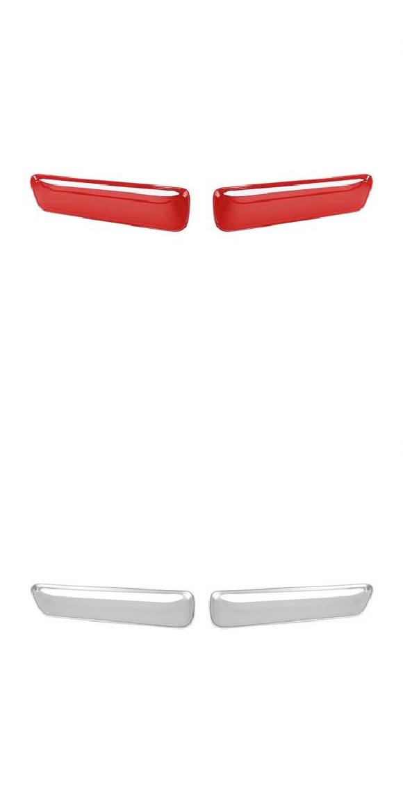 ステッカー 適用: ダッジ/DODGE チャレンジャー 2015〜 アクセサリー オート エンジン カバー エア フロー インテーク フード 吹き出し口 カバー チャレンジャー 2019 レッド・シルバー AL-RR-2978 ALの通販は