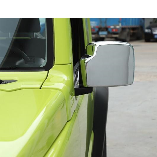 スズキ JIMNY バックミラー トリム デカール フレーム アイブロウ エクステリア アクセサリー カスタム 2019 2020 クローム バックミラー カバー サイド ドアミラー キャップ トリム