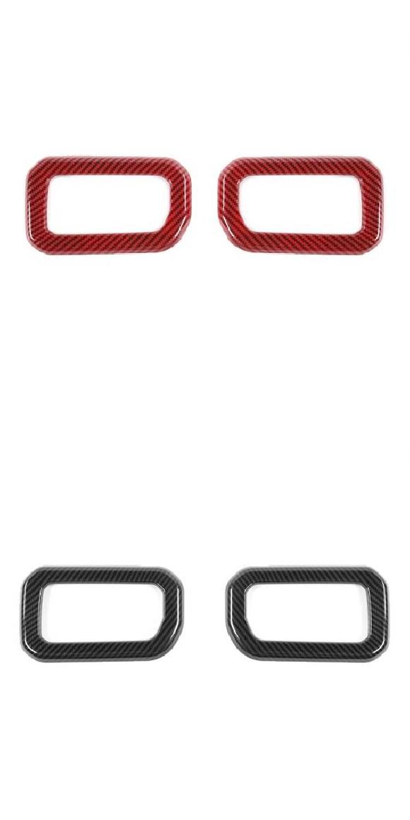 インテリア モールディング 適用: スズキ ジムニー JB74 インテリア ドア ハンドル 装飾 カバー アクセサリー スズキ ジムニー 2019〜 レッドカーボン・カーボン調 AL-RR-3088 AL