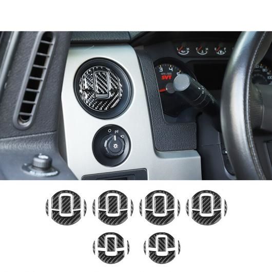 カーボンファイバー調 ステッカー インテリア 装飾 カバー アクセサリー 適用: フォード/FORD F150 ラプター 2009-2014 ダッシュボード カバー AL-RR-3101 AL