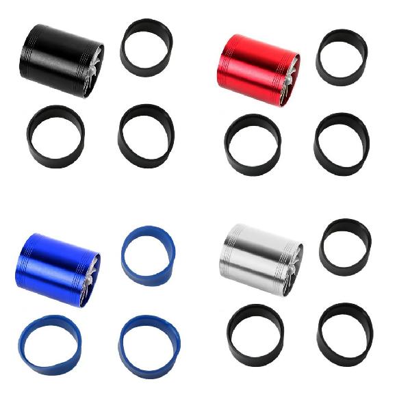 ユニバーサル アルミニウム 合金 車両 ターボチャージャー ターボ コンプレッサー スーパーチャージャー ガス フューエル ファン ラバー カバー ブラック〜シルバー AL-RR-5974 ALの通販は