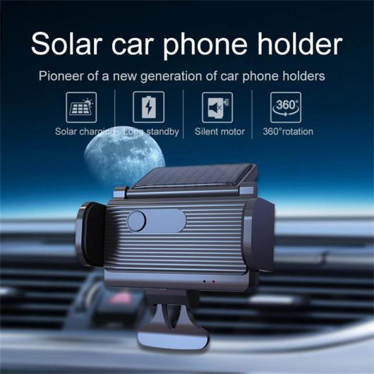 太陽 チャージ ホルダー スマート センシング 電話 スタンド サポート 適用: 4.5-6.5 インチ 携帯電話 イン ナビゲーション ブラケット ユニバーサル マウント レッド AL-RR-5990 AL_2