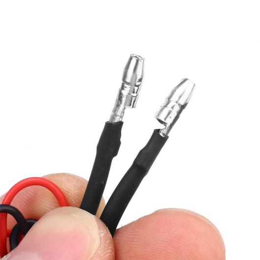 AL 1ペア ミニ オートバイ インジケータ LED ターンシグナルライト ハンドルバー アンバー シグナル ランプ ウインカー ブラック・ホワイト AL-RR-6296