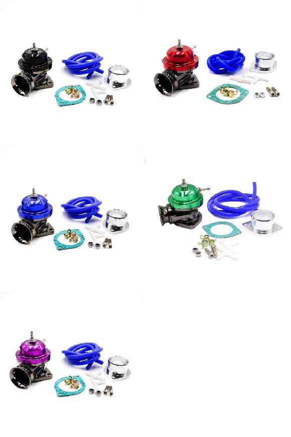 ユニバーサル タイプ-RS ターボ ブロー オフ バルブ 調整可能 25PSI BOV ブロー ダンプ ブロー オフ アダプタ オート エンジン ツール ブラック〜パープル AL-RR-6428 AL