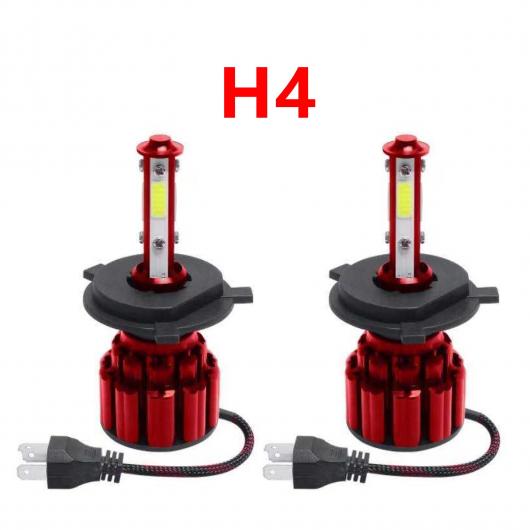 2ピース H4 ヘッドライト LED 26W 8000LM 6500K バルブ H7 9005 9006 880 881 オート フォグライト ヘッドランプ ハイ ビーム ロー ビーム ライト H4(9003) AL-RR-6480 ALの通販は 8,272円