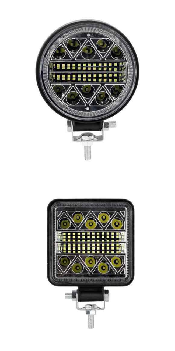 4インチ 102W LED ライト 防水 ワーク ライト スポット オフ ロード 4X4 LED バー 適用: トラック SUV 4WD ボート ATV ジープ/JEEP トラクター ヘッドライト 12V 24V タイプ001・タイプ002 AL-RR-6578 ALの通販は 5,299円