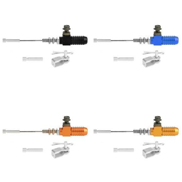 M10X1.25mm ユニバーサル オートバイ 油圧式 クラッチ マスター シリンダー ロッド ブレーキ ポンプ オートバイ 油圧式 アンダー ブレーキ ポンプ ブラック〜ゴールド AL-RR-6631 ALの通販は 6,180円