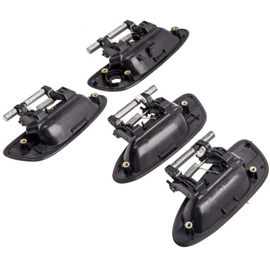 4ピース ドア ハンドルセット 適用: 日産 アルティマ 02-06 NI1310123 ブラック エクステリア フロント リア AL-SS-2311 AL_4