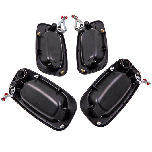 フロント リア アウトサイド エクステリア ドア ハンドル 適用: シボレー/CHEVROLET シルバラード 1500 2004-2006 1セット/4ピース AL-SS-2405 AL
