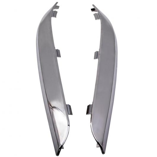 2ピース クローム バンパー トリム 適用: クライスラー/CHRYSLER 300 アクセント 2011 2012-2014 フロント LH＆RH AL-SS-2448 AL
