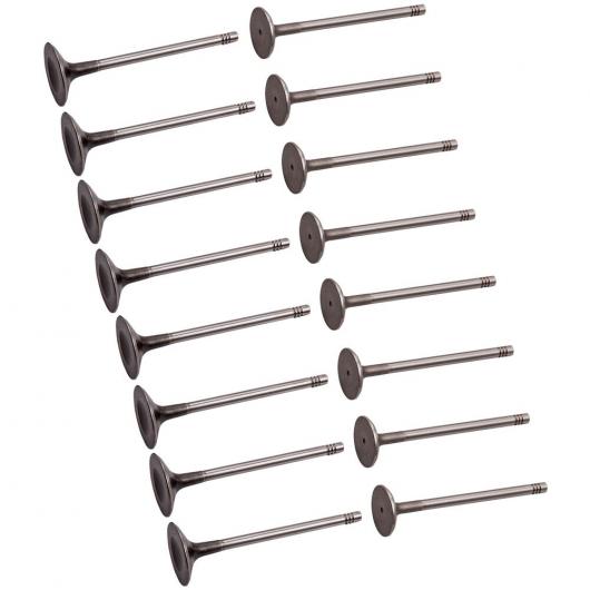 16ピース エンジン インテーク＆エキゾースト バルブ キット 適用: アウディ/AUDI A3 07-13＆VW ジェッタ イオス/適用: GTI 06D109611H AL-SS-2462 AL