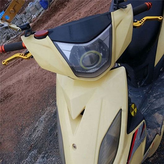 モペッド 自動二輪車 付属品 うち切り 手持ち部分 唐人笛 かい繕う能力のある お手手 生き胆 GY6 当てはめる:ダミー ファイヤーイーグル 赤いこと AL-SS-2707 AL