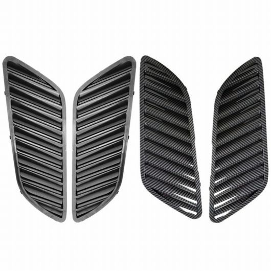 フード カバー グリル 通気口 吹き出し口 カバー トリム 適用:BMW E90 E91 E92 F30 E46 DTM スタイル カーボン カーボン AL-SS-2757 AL_2