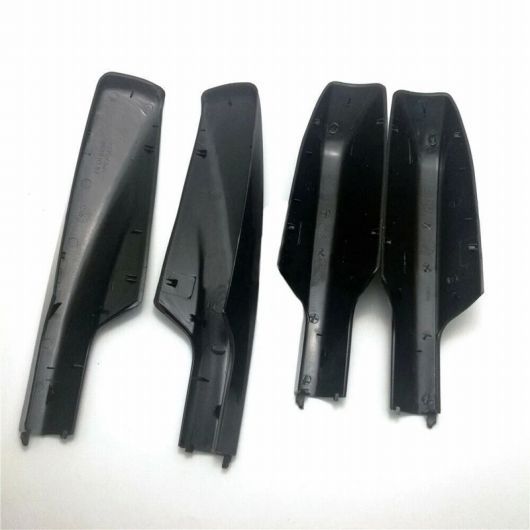 8ピース ブラック ルーフ ラック カバー レール エンド シェル 適用:トヨタ ハイランダー XU20 2001 - 2007 ブライトブラック AL-SS-3080 AL_2