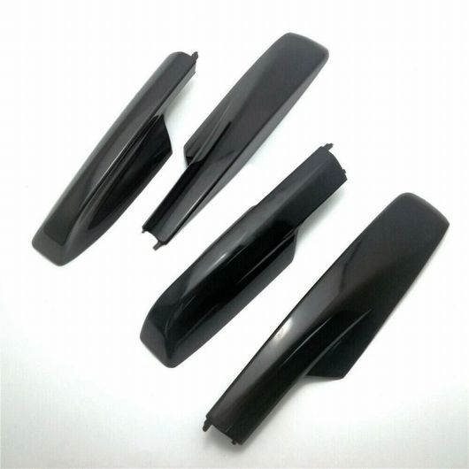 8ピース ブラック ルーフ ラック カバー レール エンド シェル 適用:トヨタ ハイランダー XU20 2001 - 2007 ブライトブラック AL-SS-3080 AL_5