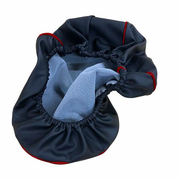 ALBA国産シートカバー 張替タイプ ライブディオZX AF35 (黒/赤P) メイドインジャパンシリーズ 国産カスタムシートカバー 白カバー⁄青