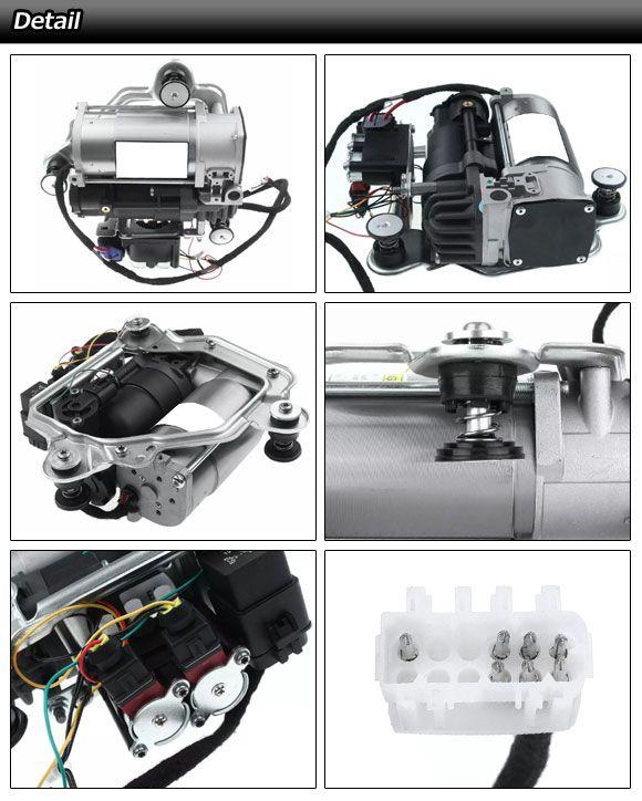 エアサスコンプレッサー＆バルブブロック BMW 5シリーズ E39 1996年〜2004年 ブラケット付き AP-4T2523_1