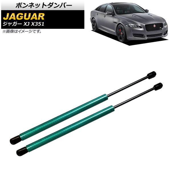 ボンネットダンパー ジャガー XJ X351 2010年〜2017年 グリーン カーボンファイバー製 入数：1セット(2個) AP-4T788-GRの通販は 11,427円