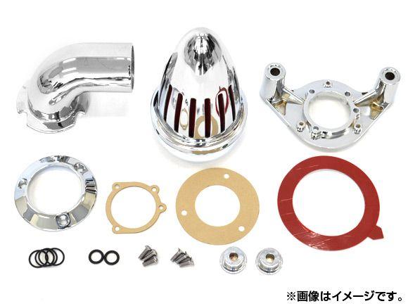 エアクリーナーキット ハーレーダビッドソン スポーツスター XLシリーズ 1991年〜2006年 クローム 砲弾型 AP-A230B-CR 2輪
