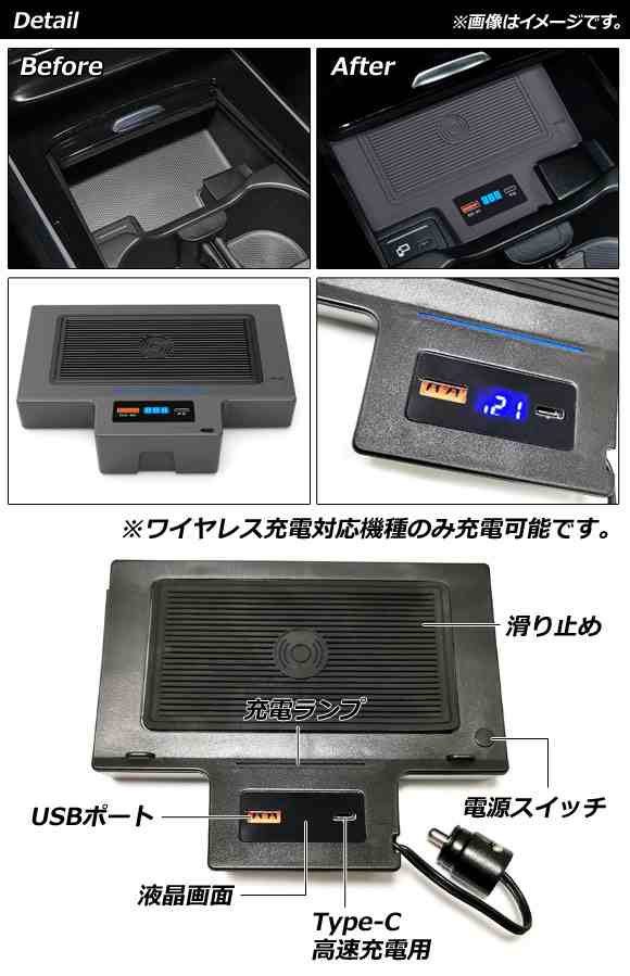 AP 車載用充電器 ブラック USBポート×1 AP-EC749 メルセデス・ベンツ CLAクラス C118 X118 CLA180,CLA200,CLA250 2019年10月〜 - 14