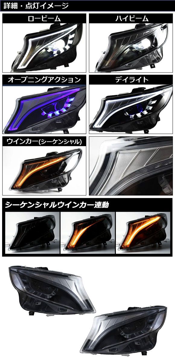 純正 W463ゲレンデ用 フェンダーウインカー ホワイト(左右共通)2個