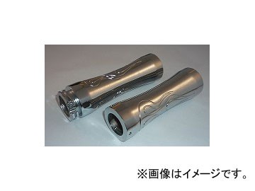グリップ φ7/8インチor1インチ用 ハーレー汎用 入数：1セット(左右) AP-HP-Y4113の通販は 6,447円