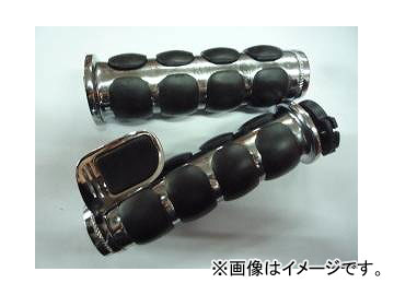AP グリップ φ7/8インチor1インチ用 ハーレー汎用 AP-HP-Y4114G 入数：1セット(左右) 2輪の通販は