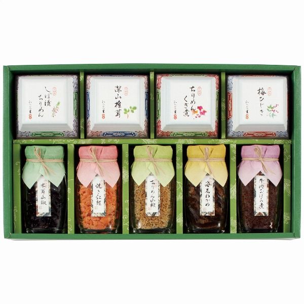 京・料亭 わらびの里 京楽味 佃煮詰合せ わS-50(1264-027)