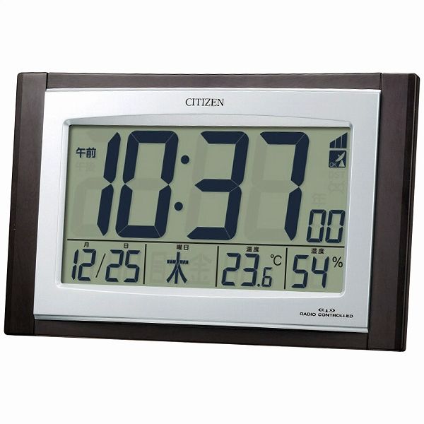 シチズン/CITIZEN デジタル電波時計 8RZ096-023(1048-043)