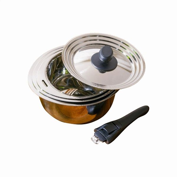 鍋２点セット Amazon.co.jp: ヨシカワ 日本製 鍋セット 着脱式ハンドル 2点 16・18cm