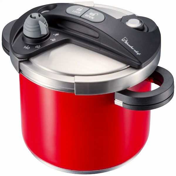 ワンダーシェフ オースプラス 両手圧力鍋 レッド 5L 670106(4137 ワンダーシェフ オースプラス 両手圧力鍋 レッド 5L 670106(4137