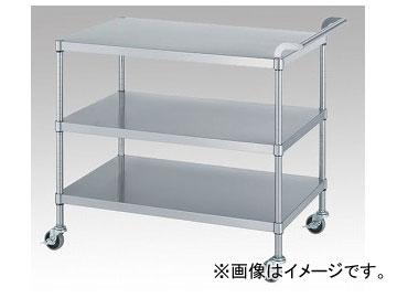 アズワン/AS ONE ステンレスワゴン（SUS430） M03（棚3段） 7560 品番：1-2476-04