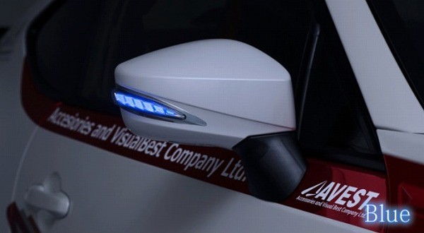 AVEST VerticalArrow ドアミラーウインカー クローム×ブルーLED 塗装済 トヨタ スバル 86 BRZ ZN6 ZC6 選べる13塗装色 AV-019-Bの通販は