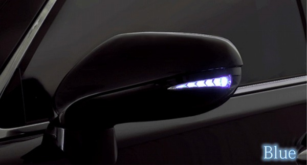 AVEST VerticalArrow ドアミラーウインカー クローム×ブルーLED 未塗装 AV-039-B スバル プレオプラス LA300F LA310F 2012年12月〜2017年05月 AVEST VerticalArrow ドアミラーウインカー クローム×ホワイトLED AV