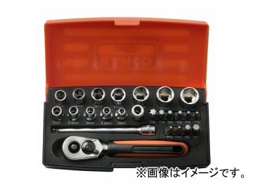バーコ/BAHCO ソケットレンチセット（25点） SL25（1/4”）の通販は 10,461円