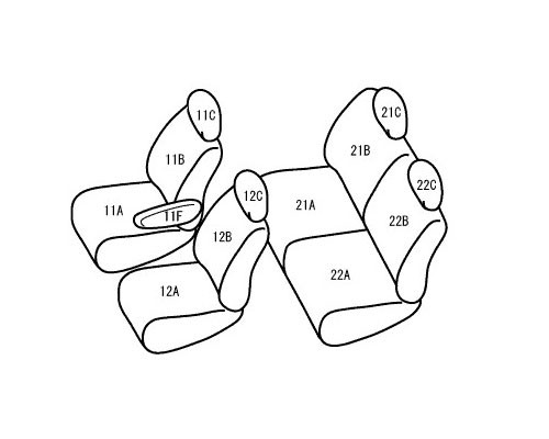 ベレッツァ アブソルート シートカバー ホンダ ライフ JB5/JB6/JB7/JB8 2003年09月〜2008年11月 H004