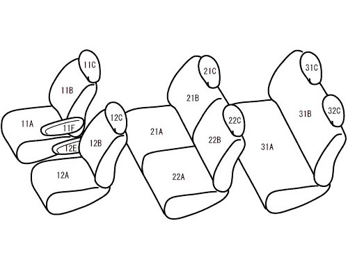 ベレッツァ ベーシックα シートカバー ホンダ オデッセイ RA1/RA2/RA3
