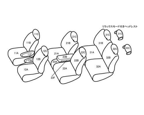 ベレッツァ アクシス シートカバー ニッサン セレナ/スズキ ランディ C26/SC26他 選べる4カラー N420