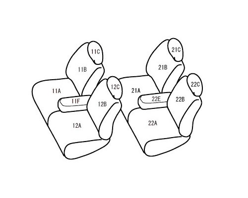 ベレッツァ アブソルート シートカバー マツダ スクラムワゴン DG17W 2015年02月〜 S636-B