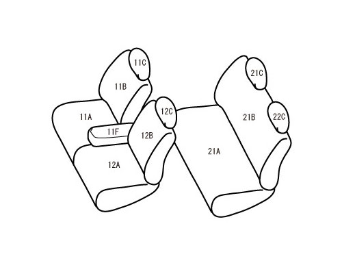 はるページ ベレッツァ アクシス シートカバー マツダ スピアーノ HF21S