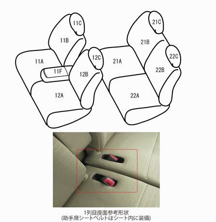 ベレッツァ セレクション シートカバー スバル ダイハツ ステラ ステラカスタム ムーヴ ムーヴカスタム LA100F/LA110F LA100S/LA110S 選べる6カラー D713_9