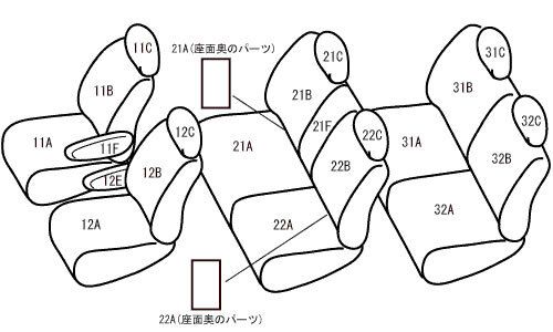 ベレッツァ プレミアム シートカバー ホンダ ステップワゴン RF3 RF4 RF5 RF6 RF7 RF8 ダイヤブロック PVC＆スエードタイプ 選べる6カラー H029_7