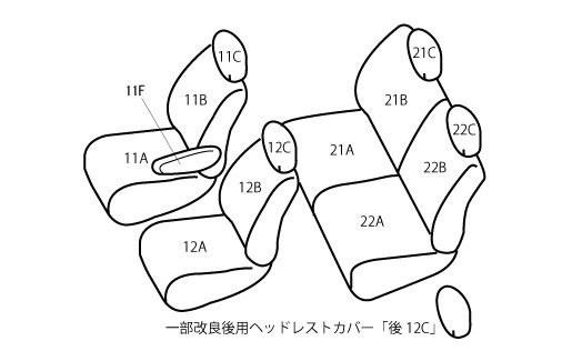 ベレッツァ セレクション シートカバー ホンダ N-VAN JJ1/JJ2 2018年07月〜 選べる6カラー H147_9