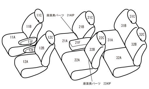 ベレッツァ ヴィンテージスタイル シートカバー 三菱 デリカD：5 CV2W CV4W CV5W 2011年01月〜2012年06月 チェスターフィールド 選べる7カラー MI785_8