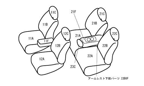 ベレッツァ セレクションEX シートカバー 日産 エクストレイル NT32 T32 2017年06月〜2022年07月 ベースカラー N479_8