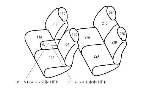 ベレッツァ プレミアム シートカバー マツダ スズキ フレアワゴン スペーシア MM53S MK53S ダイヤブロック PVC 選べる9カラー S6002_7