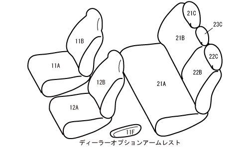 ベレッツァ ヴィンテージスタイル シートカバー トヨタ ヤリスハイブリッド MXPH10 MXPH14 MXPH15 MXPH17 チェスターフィールド 選べる7カラー T2013_8