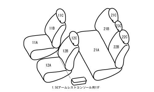 ベレッツァ プレミアム シートカバー トヨタ カローラルミオン NZE151N ZRE154N ダイヤブロック PVC＆スエードタイプ 選べる6カラー T364_7